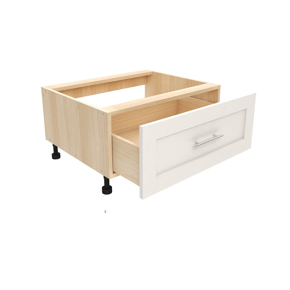 BASE DRAWER BOX CABINET | BDB - OXFORD WHITE (LQ-21704)