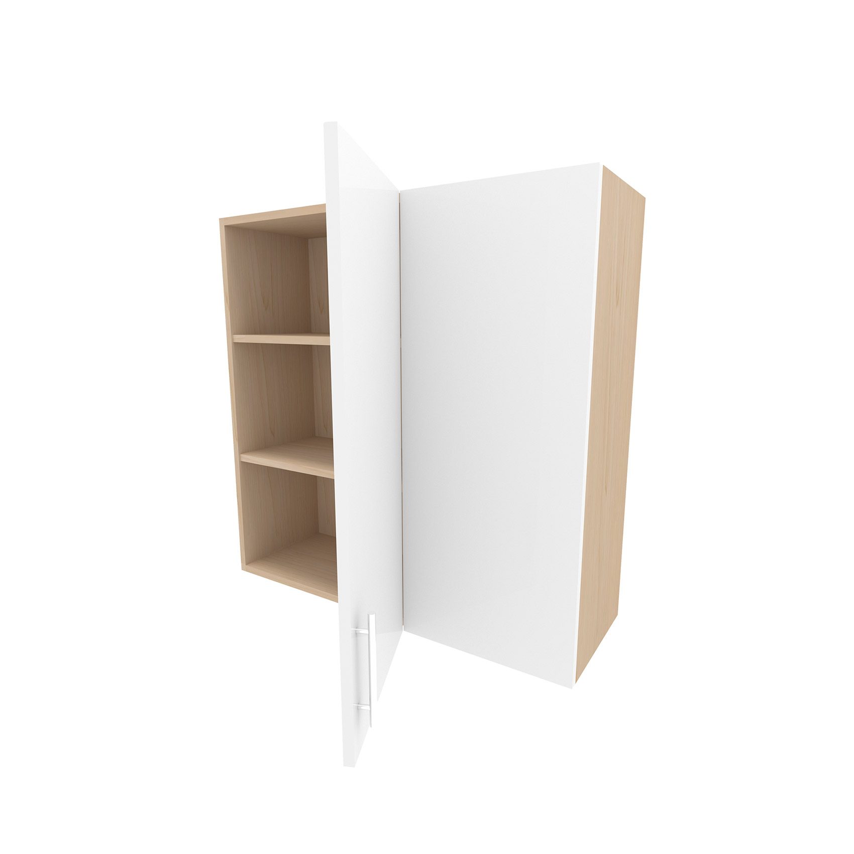 WALL BLIND CORNER CABINET | WBC - OXFORD WHITE (LQ-21704)