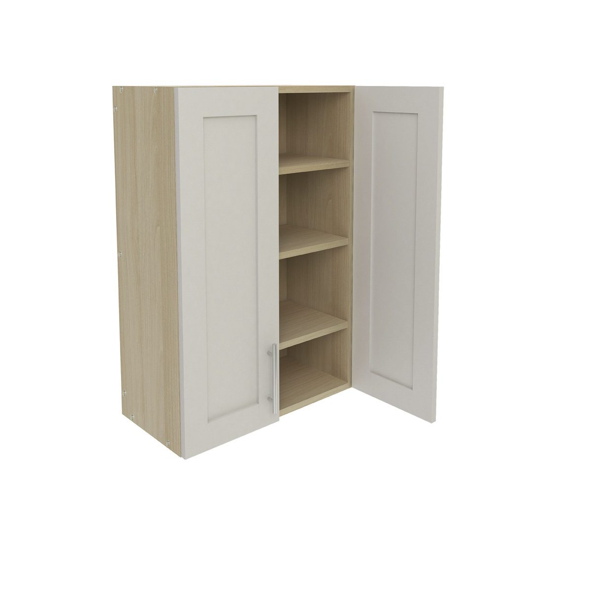 WALL THREE SHELF CABINET | W3 - OXFORD WHITE (LQ-21704)